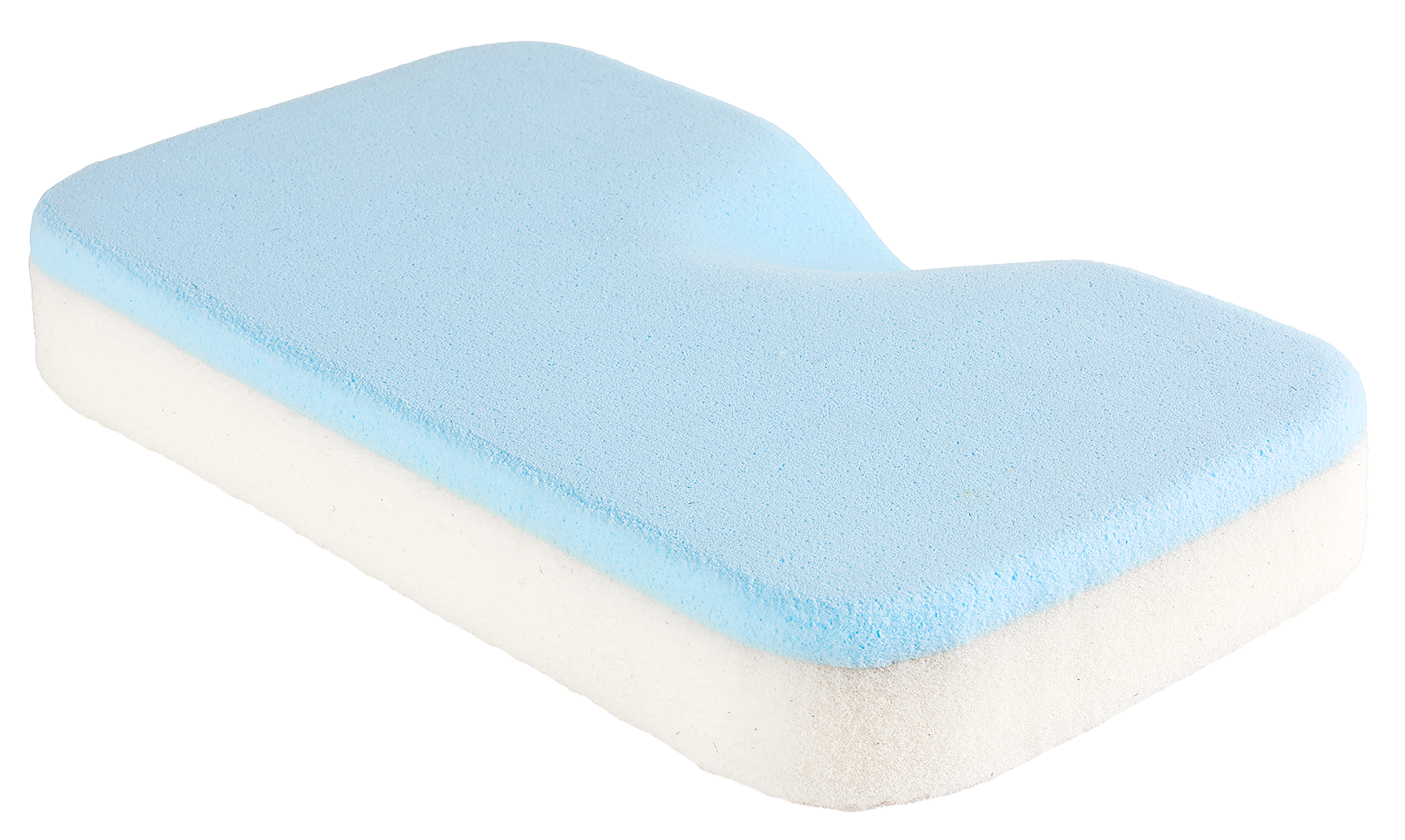 Insert mousse mémoire et uréthane (150ppi) blanc